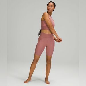Lululemon Align Unlimit High-Rise Short 8" Mesh sides pink size 4